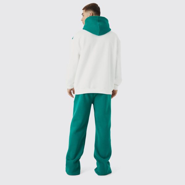 Oversized Colour Block Mmxiii Hooded Tracksuit - Image 3