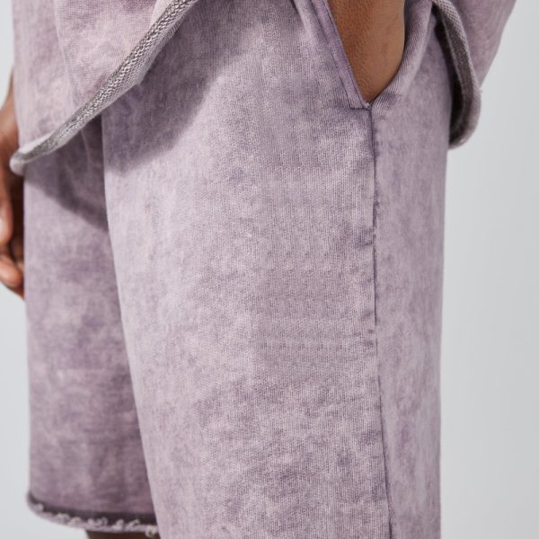 Active Heavy Acid Wash Raw Short - Image 2