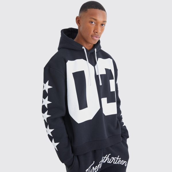 Oversized Boxy Varsity Gusset Tracksuit - Image 2