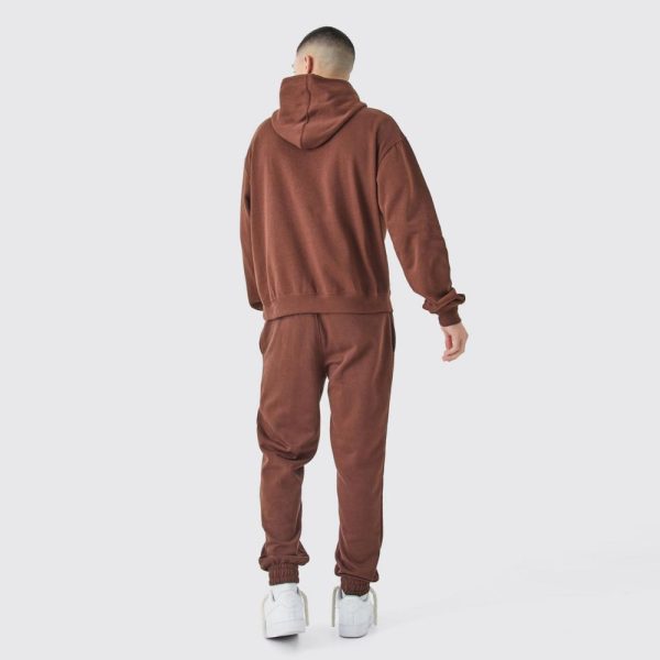 Boxy Embroidred Hooded Tracksuit - Image 3