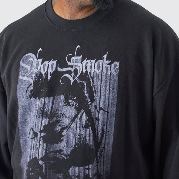 Plus Pop Smoke Monochrome Sweatshirt - Image 2