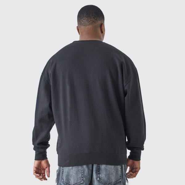 Plus Pop Smoke Monochrome Sweatshirt - Image 3